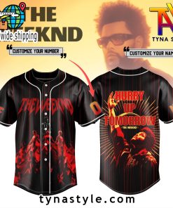 The Weeknd Hurry Up Tomorrow Baseball Jersey Custom