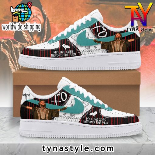 The Weeknd My Love Goes Beyond The Pain Air Force 1 Sneaker