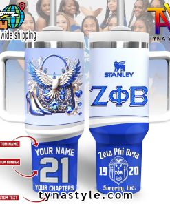 Zeta Phi Beta Custom 40 OZ Stanley Tumbler