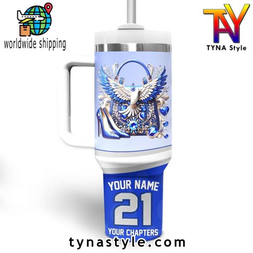 Zeta Phi Beta Custom 40 OZ Stanley Tumbler