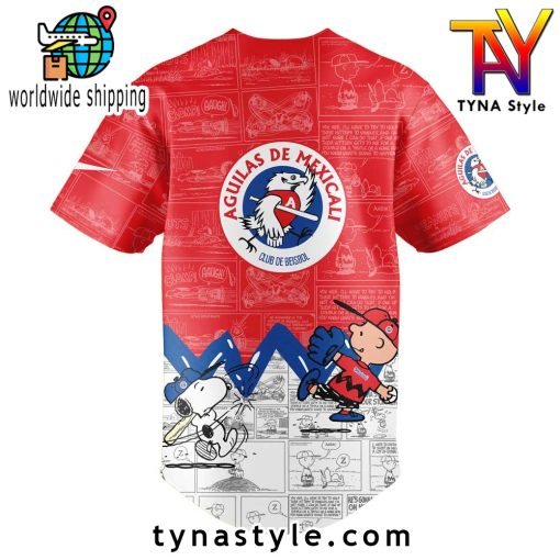 Águilas de Mexicali 75th Anniversary of Peanuts Baseball Jersey