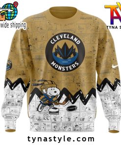 Cleveland Monsters 75th Anniversary of Peanuts Night Sweatshirt