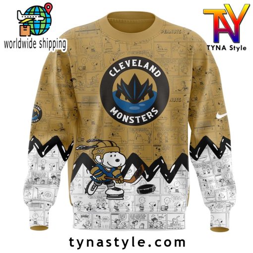 Cleveland Monsters 75th Anniversary of Peanuts Night Sweatshirt