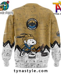 Cleveland Monsters 75th Anniversary of Peanuts Night Sweatshirt