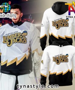 Cleveland Monsters Lumberjacks Throwback Hoodie