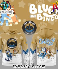 Cleveland Monsters x Bluey and Bingo Hoodie