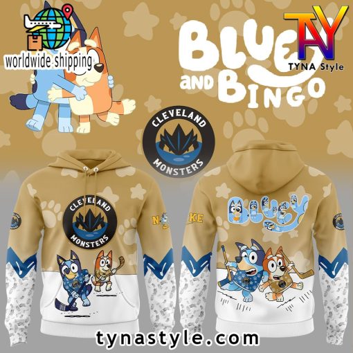 Cleveland Monsters x Bluey and Bingo Hoodie