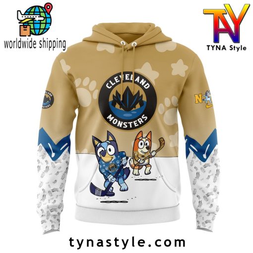 Cleveland Monsters x Bluey and Bingo Hoodie