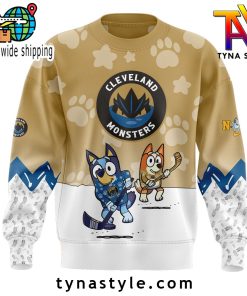 Cleveland Monsters x Bluey and Bingo Sweatshirt