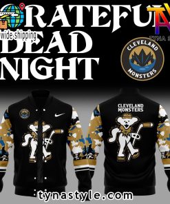 Cleveland Monsters x Grateful Dead Night Nike Baseball Jacket