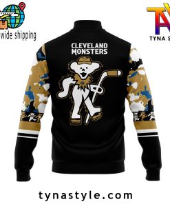 Cleveland Monsters x Grateful Dead Night Nike Baseball Jacket