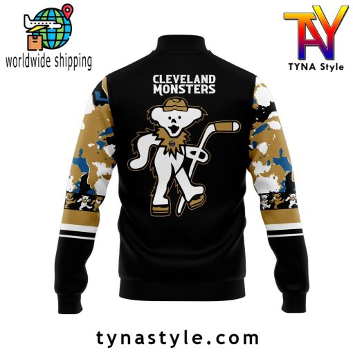 Cleveland Monsters x Grateful Dead Night Nike Baseball Jacket