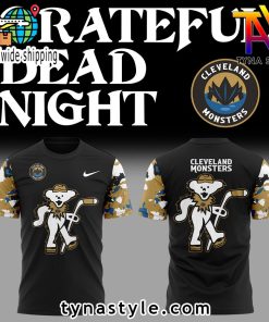 Cleveland Monsters x Grateful Dead Night Nike TShirt