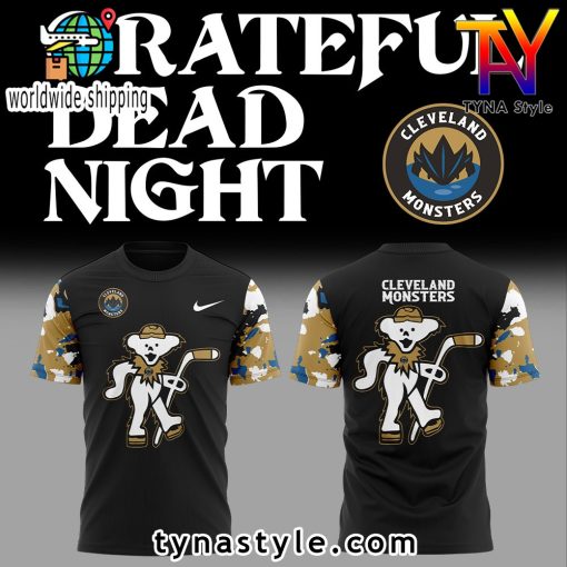 Cleveland Monsters x Grateful Dead Night Nike T-Shirt