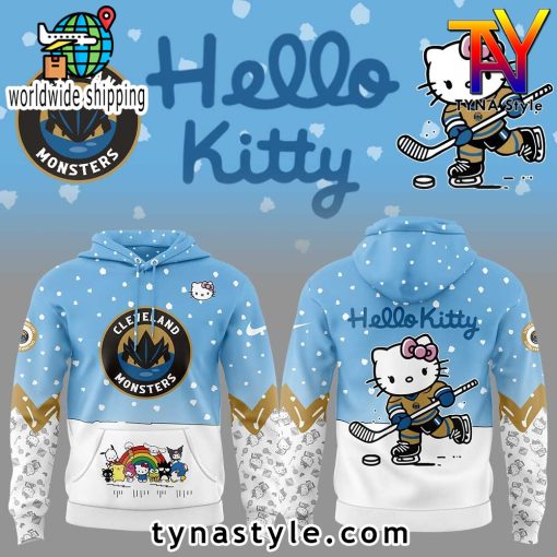 Cleveland Monsters x Hello Kitty Hoodie