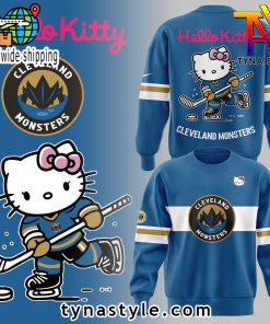 Cleveland Monsters x Hello Kitty Sweatshirt Limited Edition