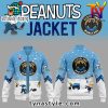 Cleveland Monsters x Peanuts & Snoopy Nike Baseball Jacket Snow Night