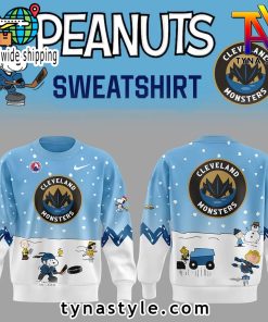 Cleveland Monsters x Peanuts & Snoopy Nike Sweatshirt