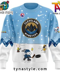 Cleveland Monsters x Peanuts Snoopy Nike Sweatshirt