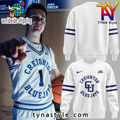 Creighton Bluejay Men’s Basketball Sweatshirt Custom For Fans