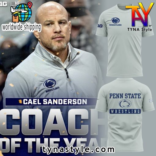 DK Penn State New Cael Sanderson Coach Of The Year T-Shirt