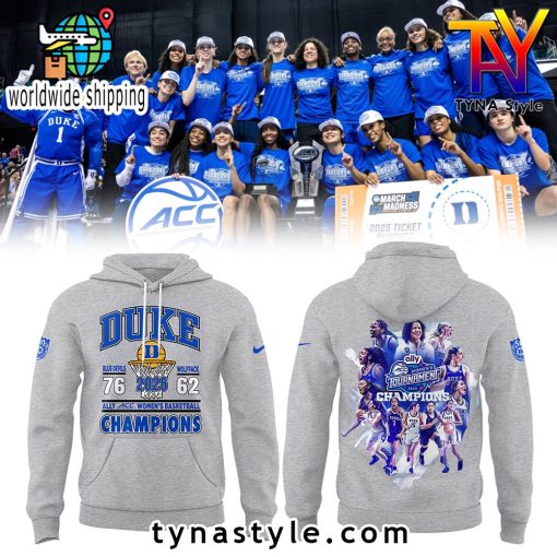 Duke Blue Devils ACC CHAMPIONS Limited Edition Hoodie