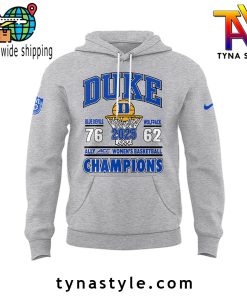 Duke Blue Devils ACC CHAMPIONS Limited Edition Hoodie