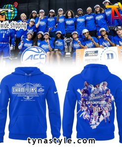 Duke Blue Devils ACC CHAMPIONS Limited Edition Hoodie Blue