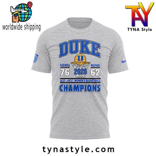 Duke Blue Devils ACC CHAMPIONS Limited Edition T-Shirt