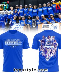 Duke Blue Devils ACC CHAMPIONS Limited Edition T-Shirt Blue