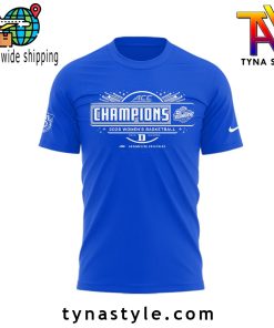 Duke Blue Devils ACC CHAMPIONS Limited Edition T-Shirt Blue