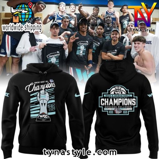 Gonzaga Bulldogs WCC Champions Hoodie For Fans