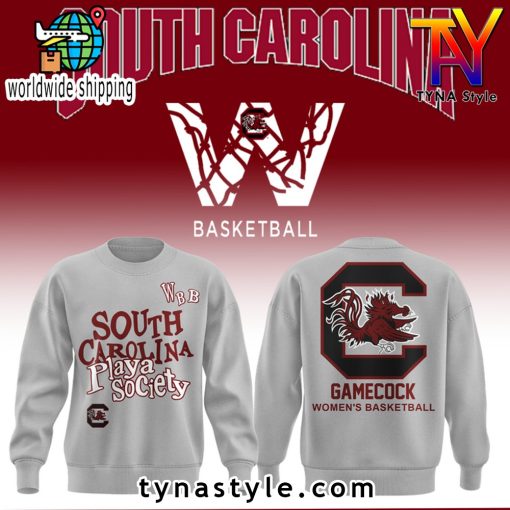 South Carolina Gamecocks NCAA x Playa Society Heather Gray Sweatshirt