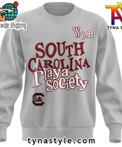 Heather Gray South Carolina Gamecocks NCAA x Playa Society Sweatshirt