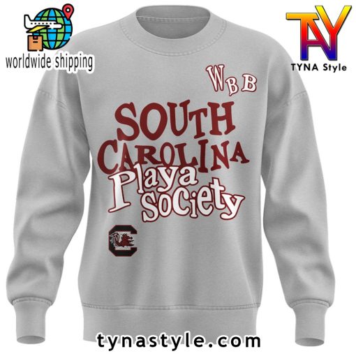 South Carolina Gamecocks NCAA x Playa Society Heather Gray Sweatshirt