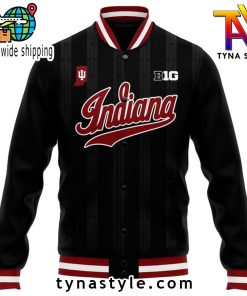 Indiana Hoosiers Basketball Jacket Black Custom For Fans