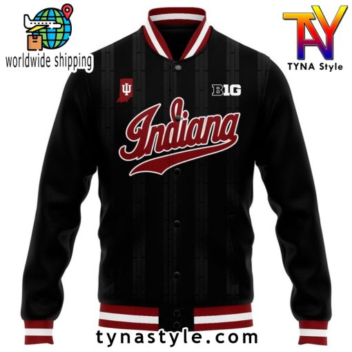 Indiana Hoosiers Basketball Jacket Black Limited Edition