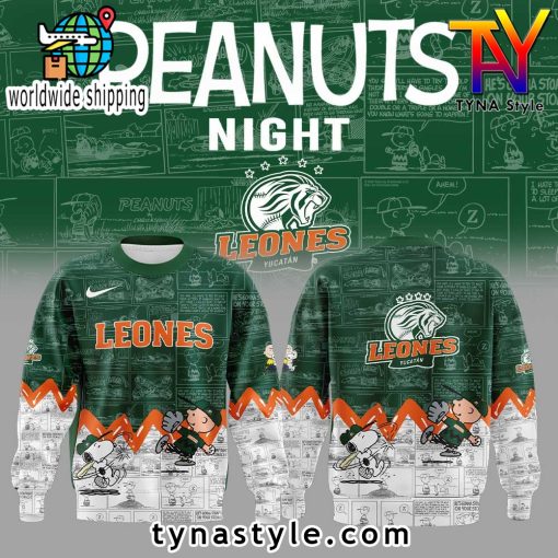 Leones de Yucatán 75 Aniversario de Peanuts Sweatshirt