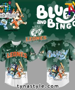 Leones de Yucatán x Bluey and Bingo Baseball Jersey