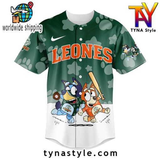 Leones de Yucatán x Bluey and Bingo Baseball Jersey