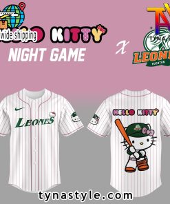 Leones de Yucatán x Hello Kitty Baseball Jersey