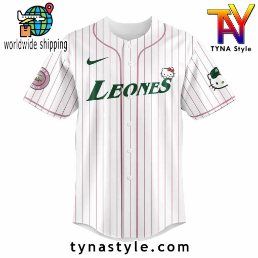 Leones de Yucatán x Hello Kitty Baseball Jersey