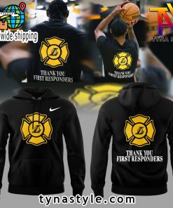 Los Angeles Laker Thank You First Responder Hoodie