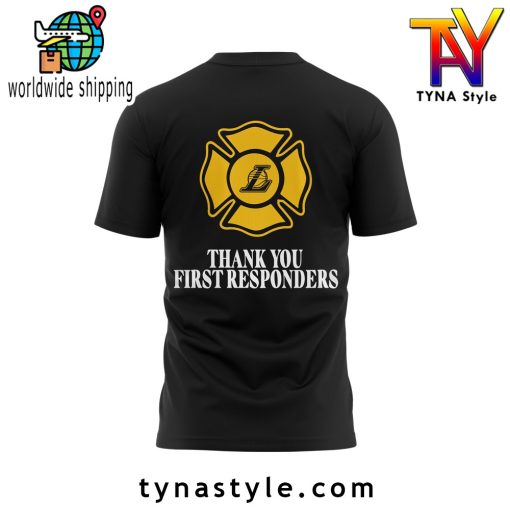 Los Angeles Laker Thank You First Responder T-Shirt