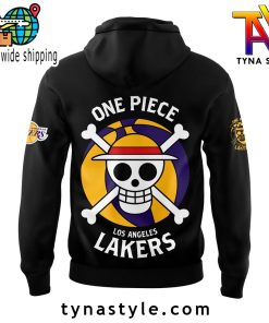 Los Angeles Laker x One Piece Black Hoodie V1