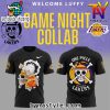 Los Angeles Laker x One Piece Black T-Shirt V1