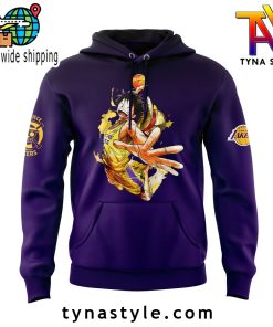 Los Angeles Laker x One Piece Black/Purple Hoodie