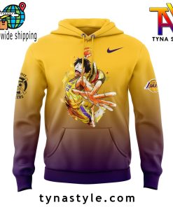 Los Angeles Laker x One Piece Gold/Purple Hoodie