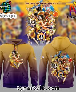 Los Angeles Laker x One Piece Purple/Gold Hoodie