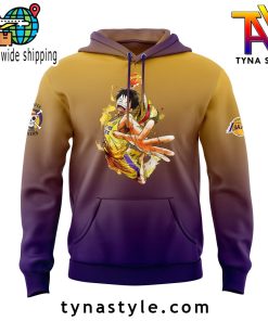 Los Angeles Laker x One Piece Purple/Gold Hoodie